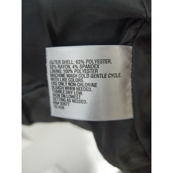 Worthington Gray Blazer Size 6 Flared - Picture 4 of 7